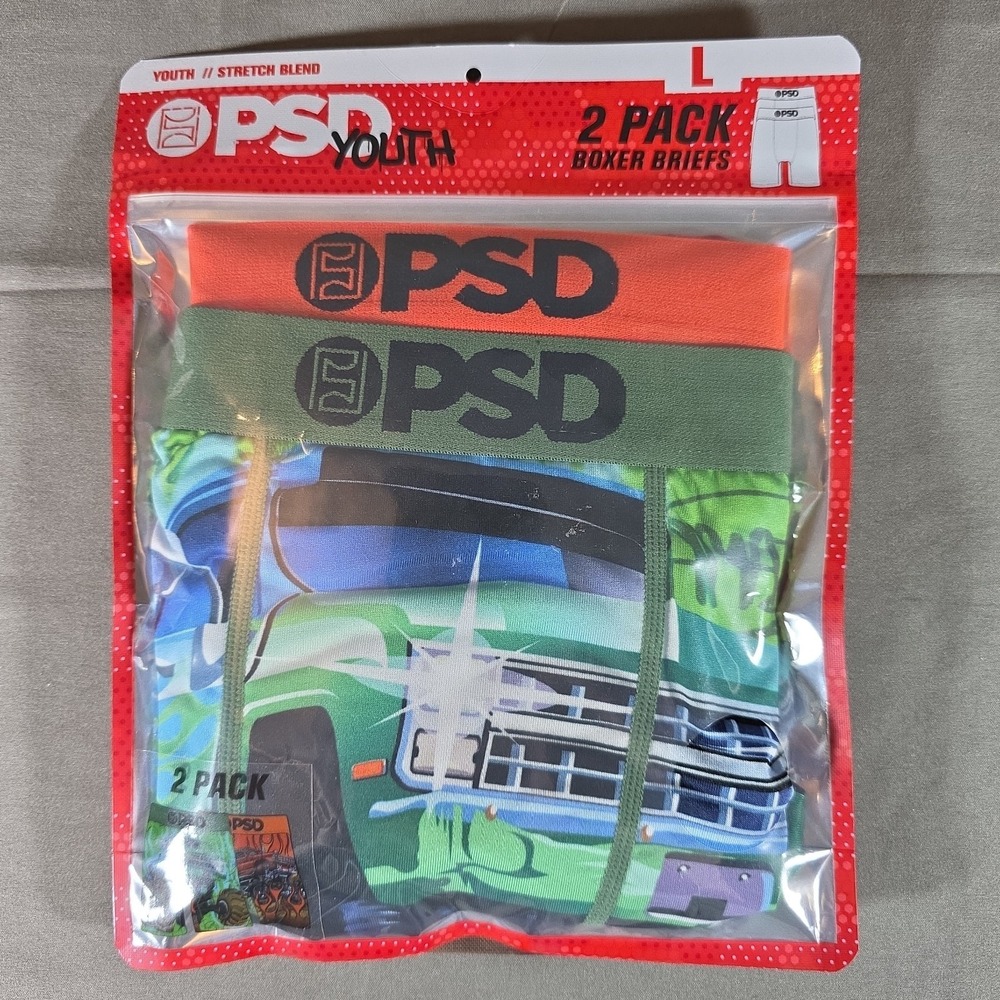 PSD Youth Large Big Wheelin Boxer Briefs